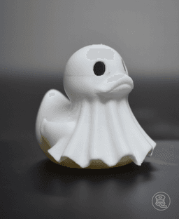 Halloween Ghost Duck 3d model