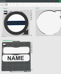 Volvo Sign – LED Strip Compatible 3d model