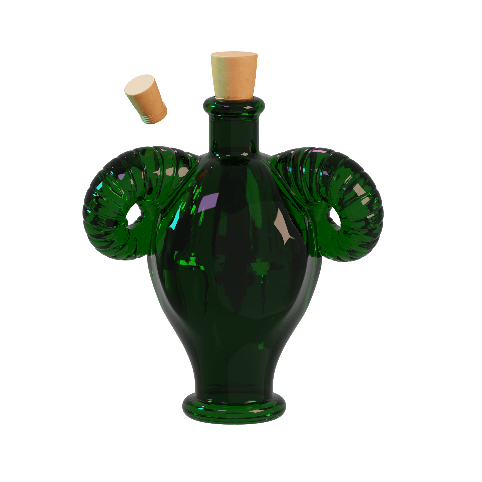 Charge Vigor Bottle 3d model