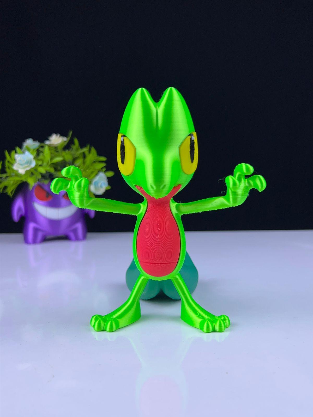 Treecko Pokemon - Multipart 3d model