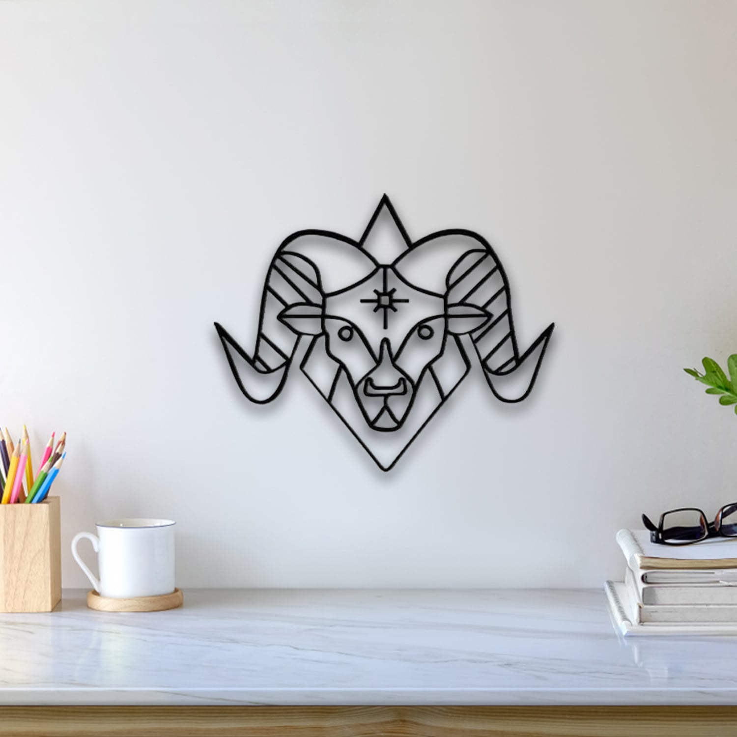 Zodiac Aries Wall Art 3d model