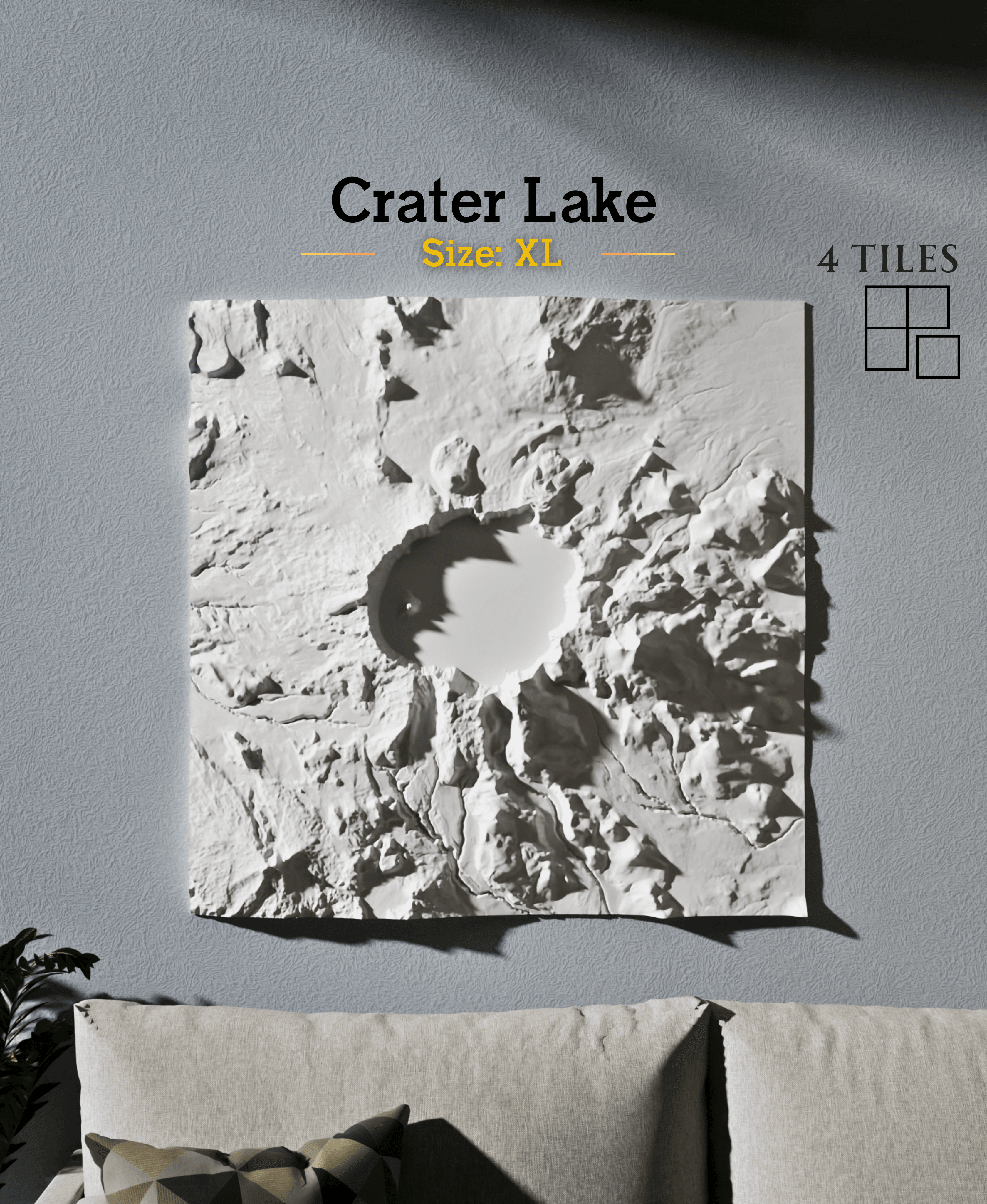 Crater Lake 3d model
