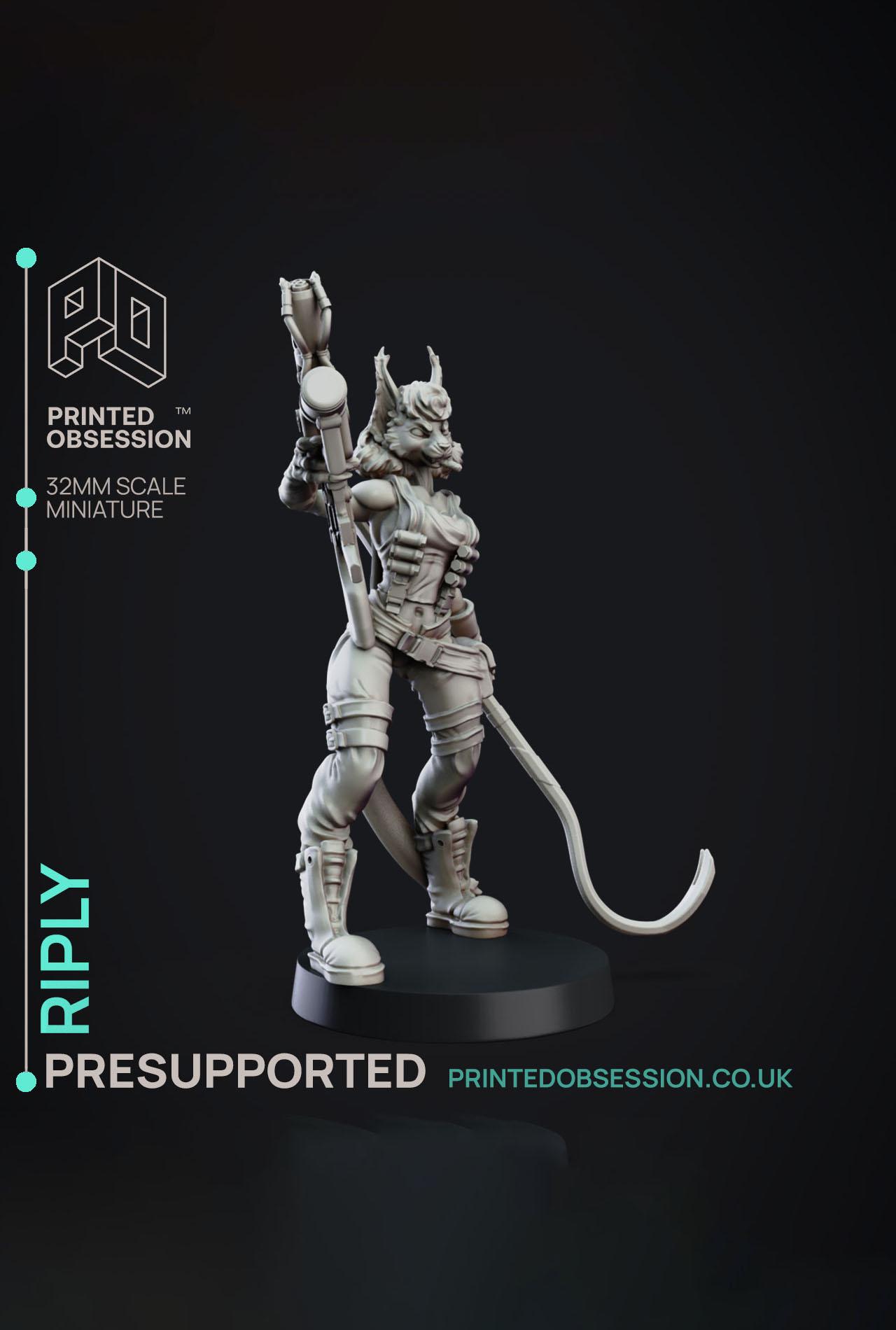 Riply Jones - Creatures from behind the Veil - PRESUPPORTED - Illustrated and Stats - 32mm scale			 3d model