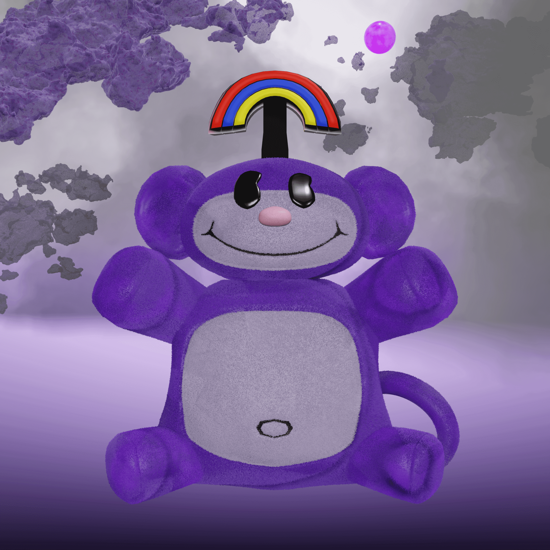 KND Rainbow Monkey 3d model