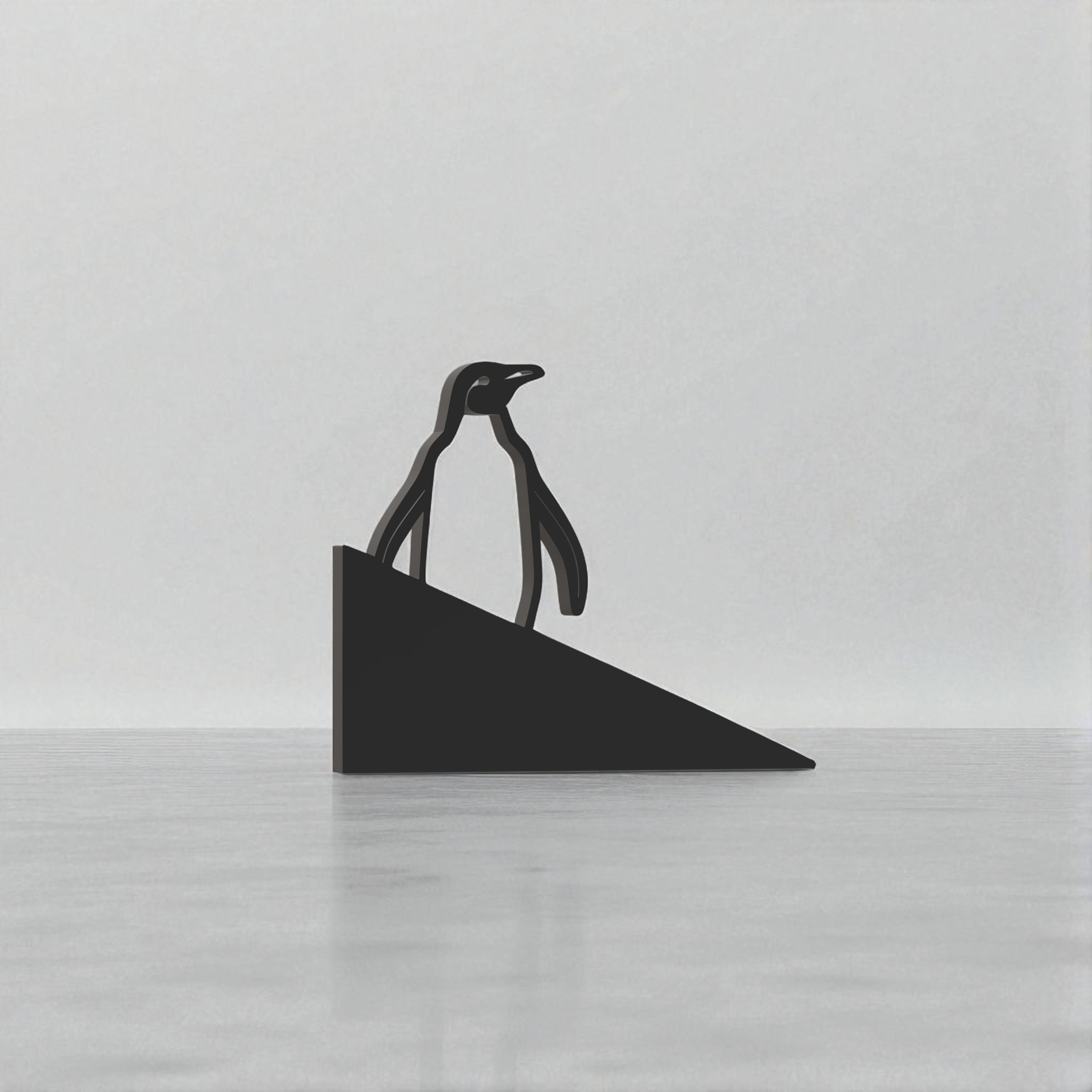 Door Stop, Penguin Door Stopper, Door Back, 2 Different Models 3d model