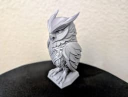Mystic Owl Statue 3d model