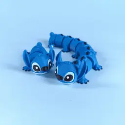 Flexi Stitch, Xmas + Long Caterpillar Add-on (Toy & Keychain) 3d model