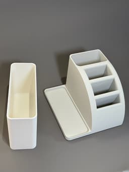 TV Tray Organizer with Removable Bin 3d model