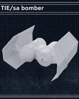 TIE/sa Bomber - Star Wars 3d model