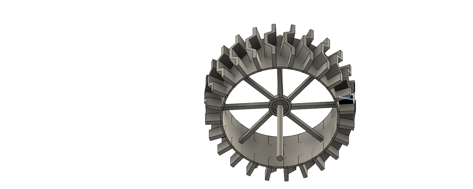 Snow Wheel 3d model