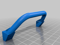 Refined Jeep Wrangler front bumper with Bull Bar for SCX10 3d model