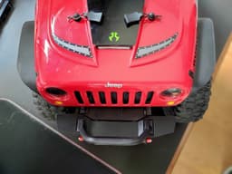 Refined Jeep Wrangler front bumper with Bull Bar for SCX10 3d model