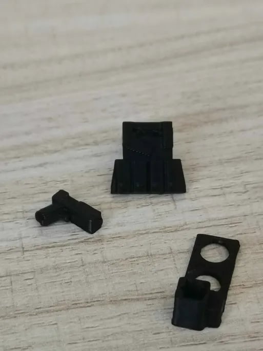Minifigure size cop loadout 3d model
