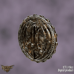 Fantasy Soul Coin Baldurs Gate 3 3d model
