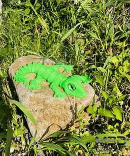 Flexi Toon Lizard / no supports / 3mf included 3d model
