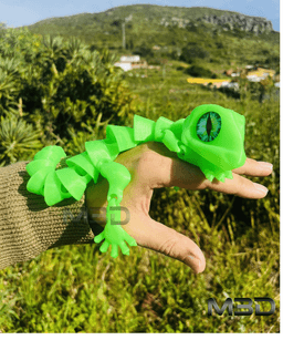 Flexi Toon Lizard / no supports / 3mf included 3d model