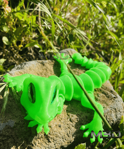 Flexi Toon Lizard / no supports / 3mf included 3d model