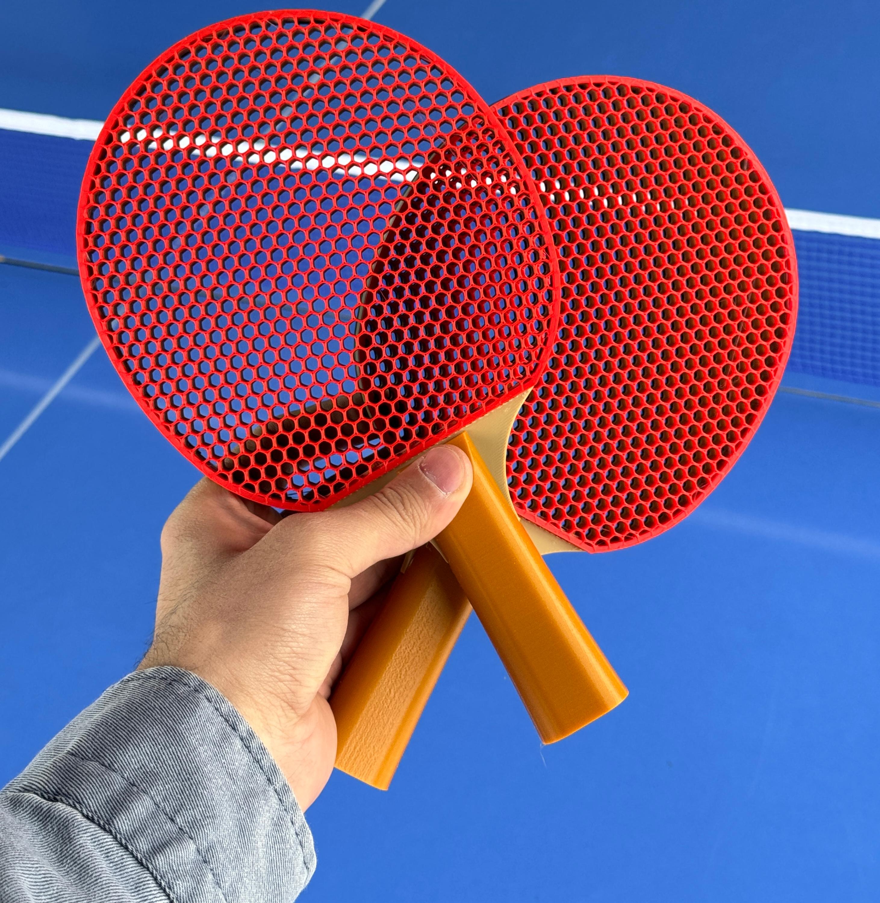 SILENT PING PONG PADDLE - AIRLESS INFILL DESIGN 3d model