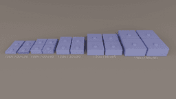 Unlocking Gift Box - 5 Messages - Full pack with design files 3d model
