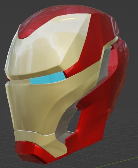 MK50 Iron Man Helmet 3d model