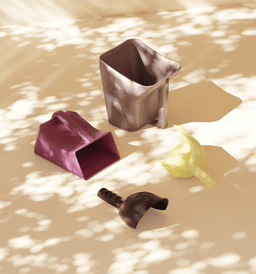 4 Industrial Scoops 3d model