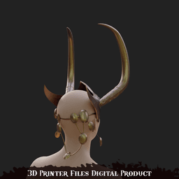 Lady Loki Cosplay Helmet Marvel Rivals 3d model