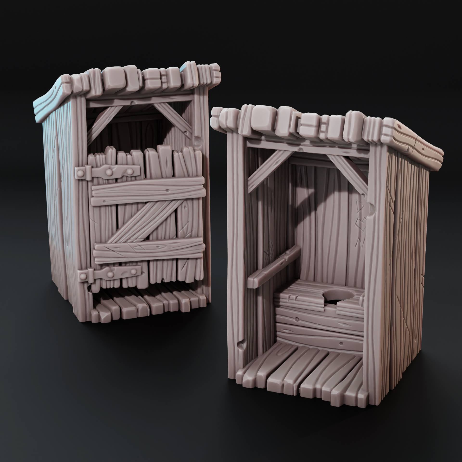 Outhouse 3d model