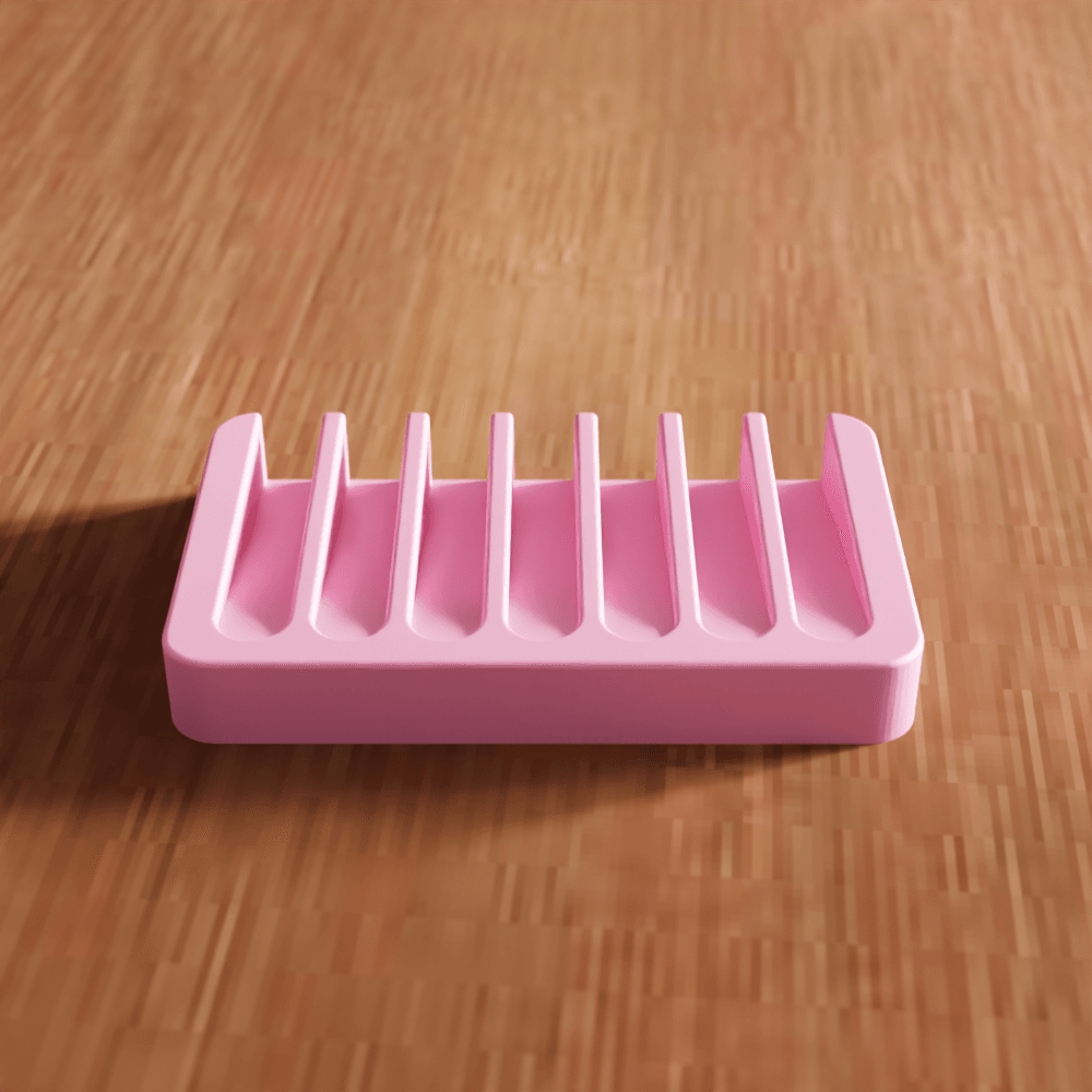 Compact Kitchen Dish Drying and Organizer Rack 3d model