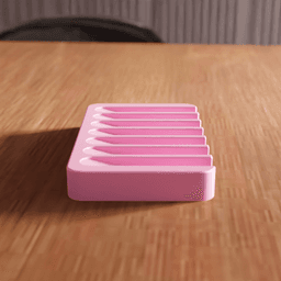 Compact Kitchen Dish Drying and Organizer Rack 3d model