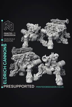 Artificer - Artillerist Female Orc - PRESUPPORTED - 32mm Scale 3d model