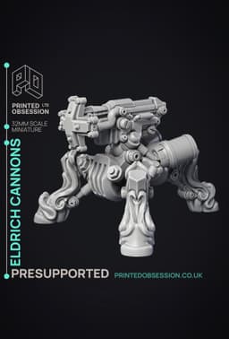 Artificer - Artillerist Female Orc - PRESUPPORTED - 32mm Scale 3d model