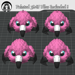 Flamingo Puffling - Exclusive Model 3d model