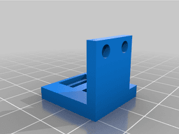 SN04 mount for Artillery Sidewinder X2 3d model