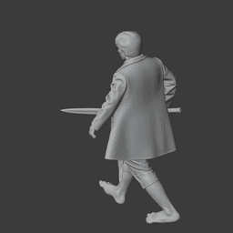 Bilbo Baggins Lord of the Rings Figurine 3d model