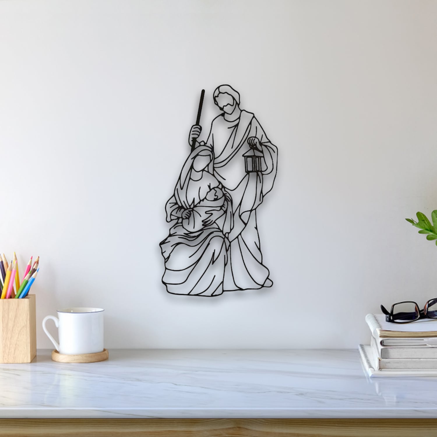 Jesus Wall Art 3d model