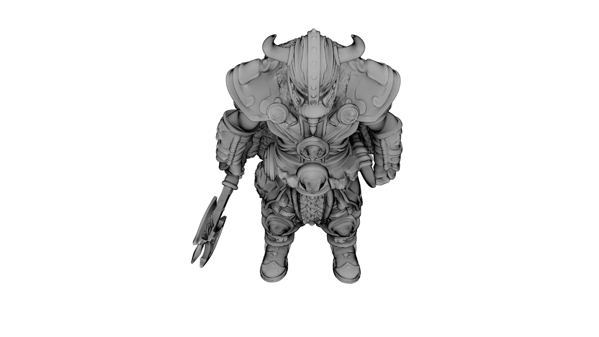 Horned Sentinel 3d model