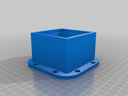 Recycled cardboard pot mold 3d model