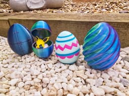 Free Happy Easter Egg Container Collection 3d model