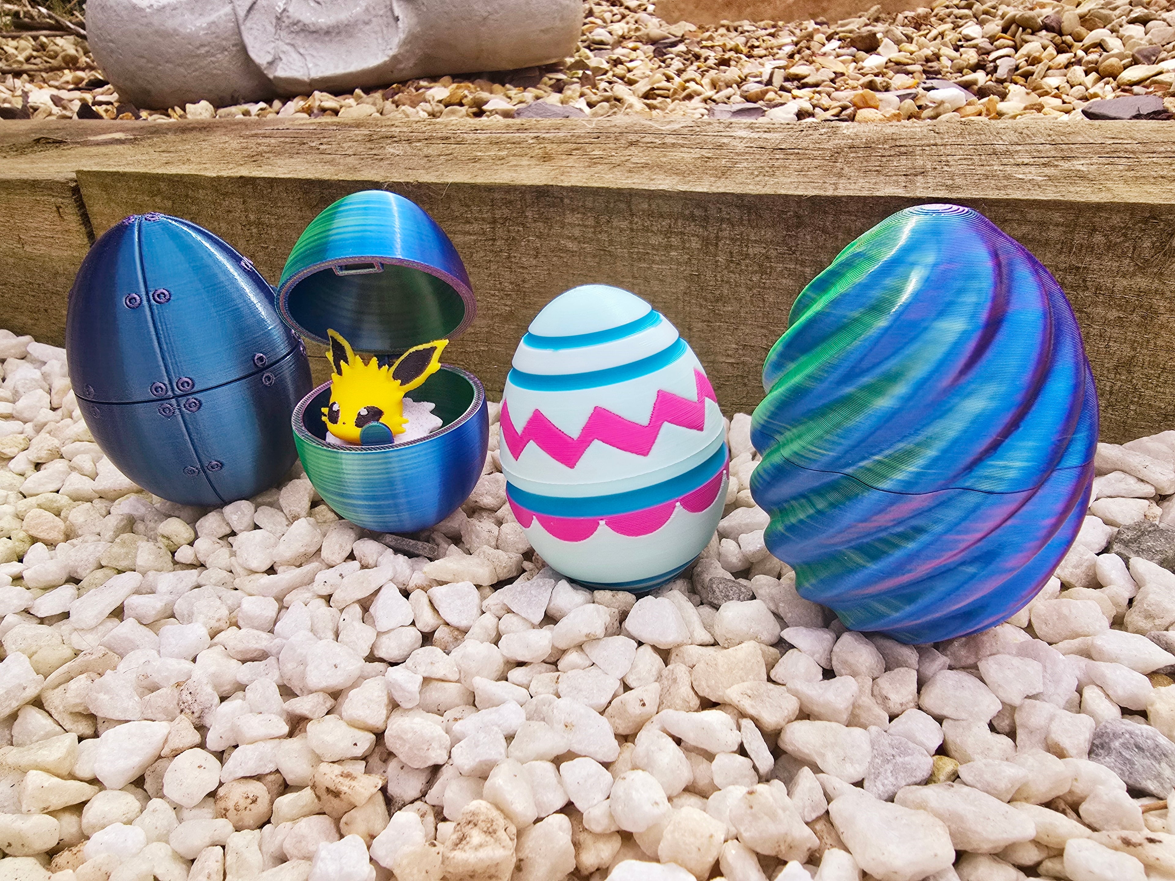 Free Happy Easter Egg Container Collection 3d model