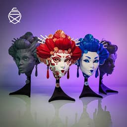 Geisha Wall Mask 3d model