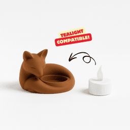 ABSTRACT FOX LED TEALIGHT / MODERN HOMEDECOR / TABLEDECOR 3d model