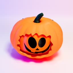 Face Changing Pumpkin 3d model