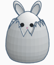 Easter Bunny II 3d model