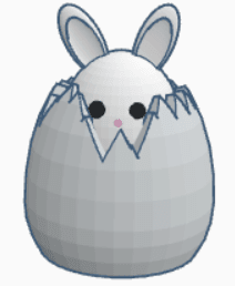 Easter Bunny II 3d model