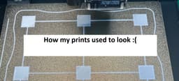 Perfect 1st layers! Ender 3 v2, Ender 3S1, Ender 3S1 Pro - 3x3 Calibration Bed Leveling Squares optimized for Professional firmware with UBL 3d model