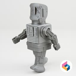Foldable robot Marvin 1981 3d model