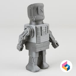 Foldable robot Marvin 1981 3d model