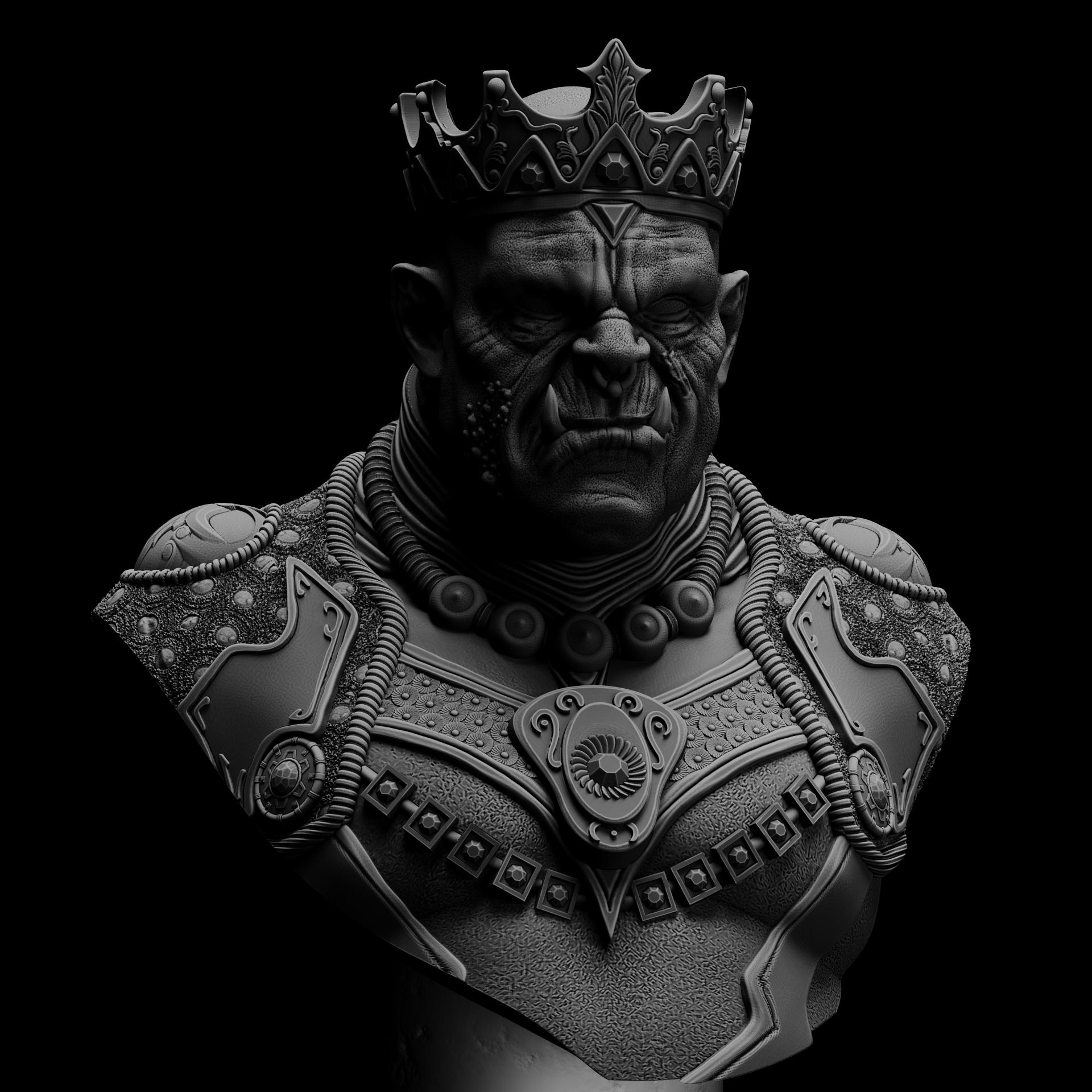 Mammon Bust (Pre Supported) 3d model