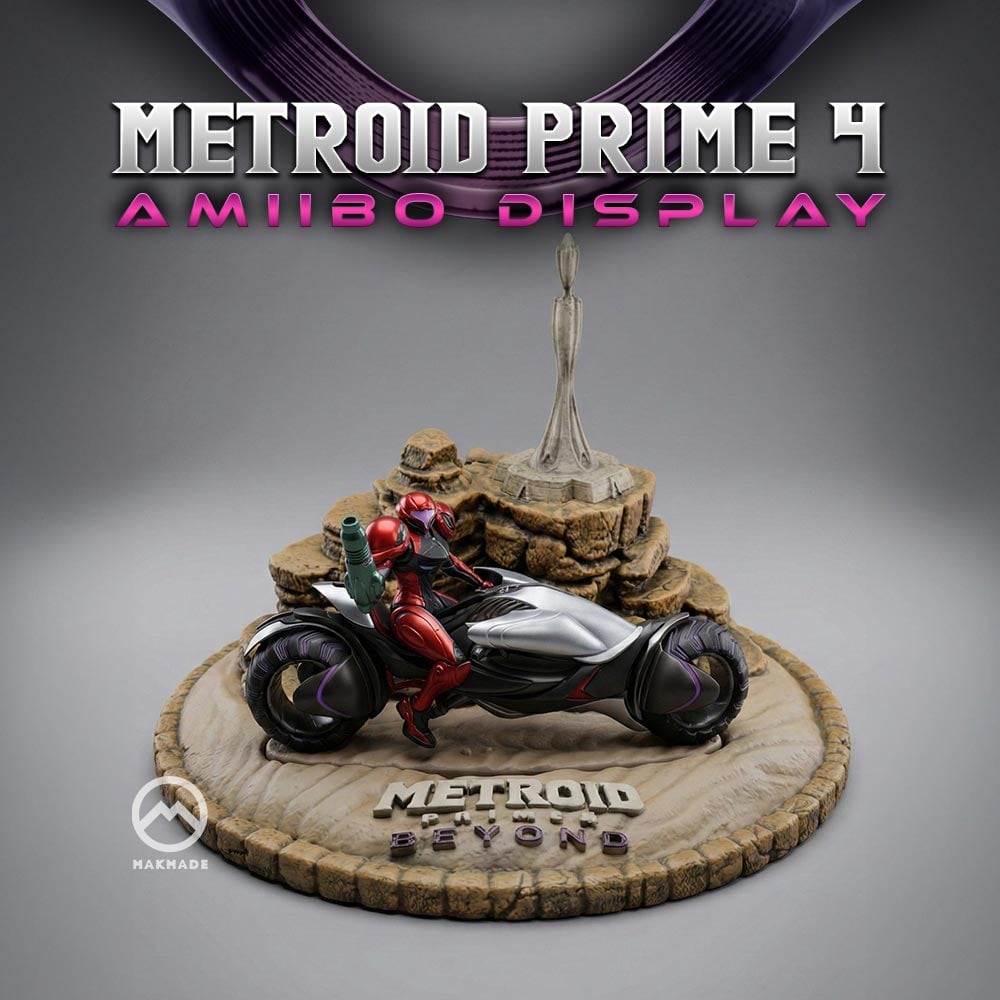 Metroid Prime 4 Beyond - Amiibo Display 3d model