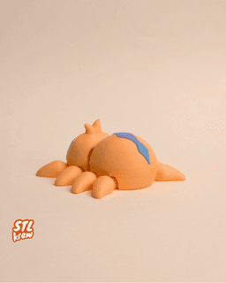 Cute spidey the articulated spider - no support print in place 3d model